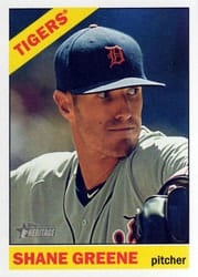 2015 Topps Heritage Base Set Shane Greene #521 card