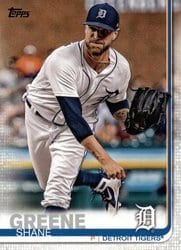 2019 Topps Base Set Shane Greene #229 card