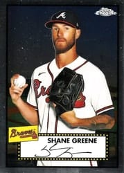 2021 Topps Chrome Platinum Anniversary Base Set Shane Greene #488 card