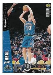 1996-97 Collector's Choice Base Set Shane Heal #418 card