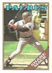 1988 Topps Base Set Shane Mack #548 card