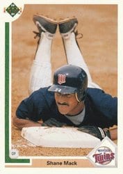 1991 Upper Deck Base Set Shane Mack #188 card