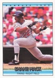 1992 Donruss Base Set Shane Mack #345 card