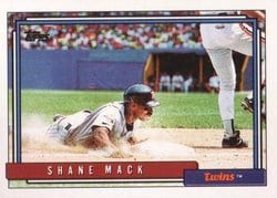 1992 Topps Base Set Shane Mack #164 card
