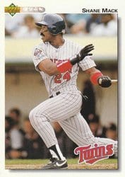 1992 Upper Deck Base Set Shane Mack #428 card