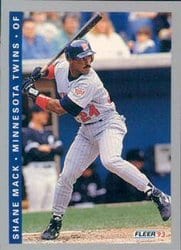 1993 Fleer Base Set Shane Mack #640 card