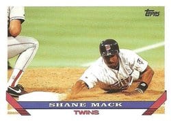 1993 Topps Base Set Shane Mack #282 card