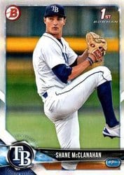 2018 Bowman Draft Base Set Shane McClanahan #BD-9 card