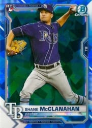 2021 Bowman Chrome Sapphire Edition Base Set Shane McClanahan #8 card