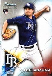 2021 Bowman Sterling Base Set Shane McClanahan #BSR-66 card