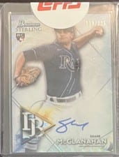 2021 Bowman Sterling Rookie Autographs Shane McClanahan #BSRA-SM card