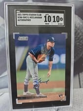 2021 Stadium Club Chrome Autographs Shane McClanahan #SCCBA-SMC card