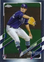 2021 Topps Chrome Base Set Shane McClanahan #23 card