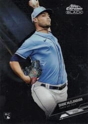 2021 Topps Chrome Black Base Set Shane McClanahan #60 card