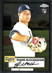 2021 Topps Chrome Platinum Anniversary Base Set Shane McClanahan #90 card