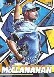 2021 Topps Fire Base Set Shane McClanahan #63 card