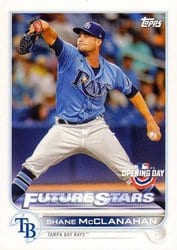2022 Topps Opening Day Base Set Shane McClanahan #41 card