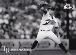2023 Topps Black & White Base Set Shane McClanahan #18 card