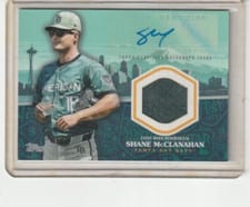 2023 Topps Update All-Star Stitches Autographs Shane McClanahan #ASSA-MCC card