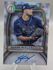 2025 Topps Tribute Autographs Shane McClanahan #TA-SM card