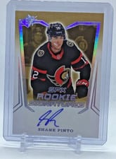 2021-22 SPx SPx Rookie Signatures Shane Pinto #SPXR-SP card