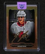 2021-22 Upper Deck Ultimate Collection Signature Masterpieces Shane Pinto #USM-PI card