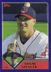 2003 Topps Base Set Shane Spencer #496 card