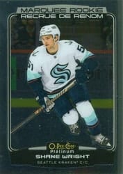 2022-23 O-Pee-Chee Platinum Base Set Shane Wright #300 card