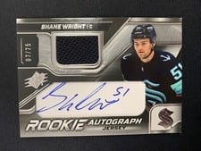 2022-23 SPx Rookie Autograph Jersey Shane Wright #SW card