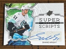 2022-23 SPx Rookie Superscripts Shane Wright #SSR-SW card