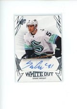 2022-23 SPx White Out Rookie Autos Shane Wright #WOR-SW card