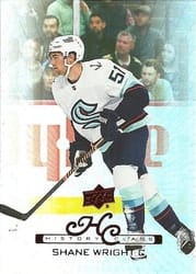 2022-23 Upper Deck 1999-00 Upper Deck Retro History Class Shane Wright #HC-17 card