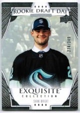 2022-23 Upper Deck Black Diamond Exquisite Collection Rookie Draft Day Shane Wright #RDD-SW card