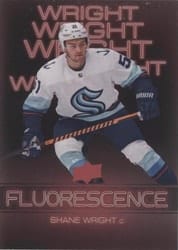 2022-23 Upper Deck Flourescence Gold Parallel Shane Wright #F-23 card
