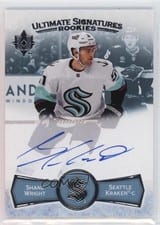 2022-23 Upper Deck Ultimate Collection Ultimate Signatures Rookies Shane Wright #USR-SW card