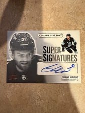 2023-24 Upper Deck Ovation Super Signatures Shane Wright #SS-SW card