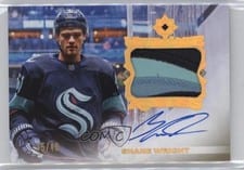 2023-24 Upper Deck Ultimate Collection Ultimate Access Autograph Patch Shane Wright #UA-SW card