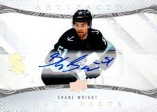 2024-25 Upper Deck Artifacts Autograph Facts Shane Wright #AF-SW card