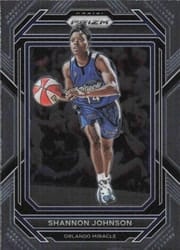 2023 Panini Prizm WNBA Base Set Shannon Johnson #80 card