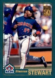 2001 Topps Base Set Shannon Stewart #49 card