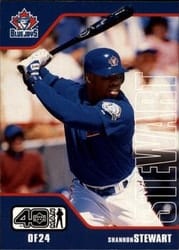 2002 Upper Deck 40-Man Base Set Shannon Stewart #75 card