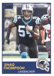 2019 Score Base Set Shaq Thompson #261 card
