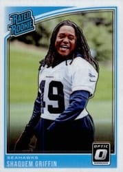 2018 Donruss Optic Base Set Shaquem Griffin #196 card