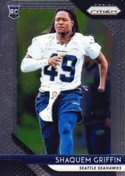 2018 Panini Prizm Base Set Shaquem Griffin #279 card