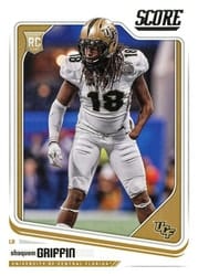 2018 Score Base Set Shaquem Griffin #424 card