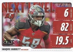 2020 Score Next Level Stats Shaquil Barrett #NLS-SB card