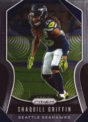 2019 Panini Prizm Base Set Shaquill Griffin #262 card