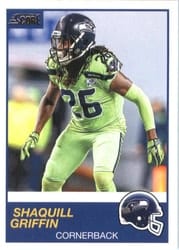2019 Score Base Set Shaquill Griffin #321 card