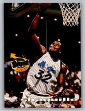 1993 Stadium Club Frequent Flyer Upgrades Exchange Shaquille O'Neal #358 card
