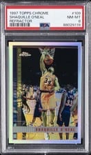 1997 Topps Chrome Shaquille O'Neal #109 card